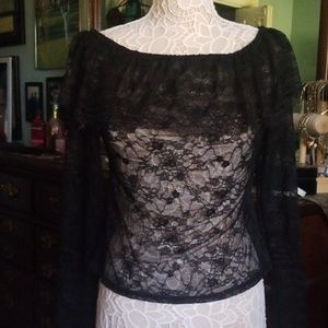 Versatile lace top